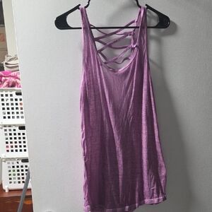 Exist Women's Lavender Strappy Tank Top